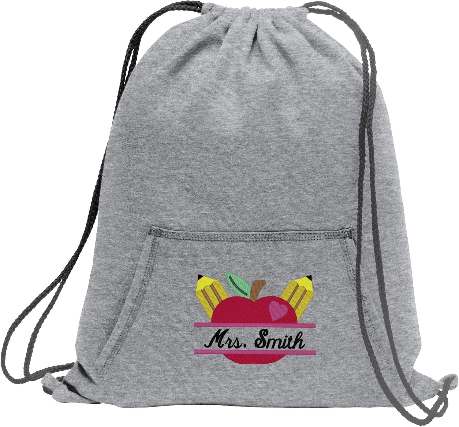 personalized cinch bag