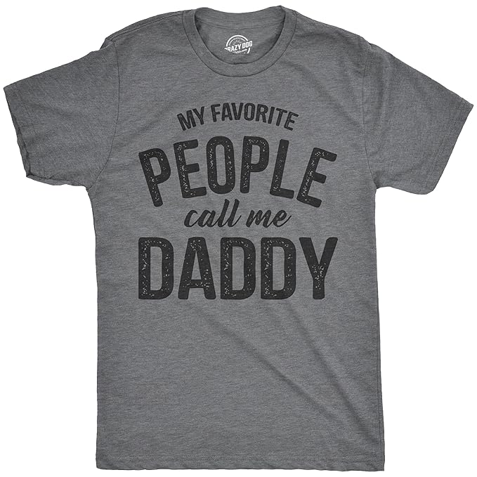 Buy Mens My Favorite People Call Me Daddy T Shirt Funny Father Tee for