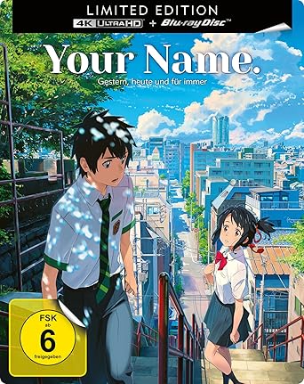 Your Name Gestern Heute Und Fur Immer Limited Edition Steelbook 4k Ultra Hd Blu Ray 2d Amazon De Shinkai Makoto Dvd Blu Ray