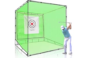 GAGALILEO Golf Practice Hitting Nets for Backyard Driving Indoor Use Heavy Duty Practice Golf Driving Nets for Backyard Premium Portable Golf Impact Nets Cages with Frame