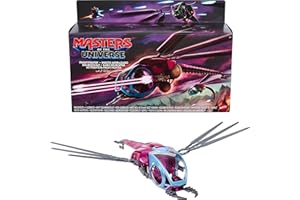 Masters of the Universe 2026 Movie Accurate Origins Fright Fighter Vehicle, 5.5 Inch Skeletor Whip with Moving Wings & Claws,