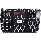 Nurse Bag and Utility Tote | Waterproof | Top YKK® Zip | L18" x H14" x W7" (46x18x36cm) | Solid Black