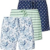 Women's 3 Pack Boxer Pajama Shorts Womens Sleep Lounge Short’s, Casual Yummy PJ Short for Women (Avail in Plus Size)