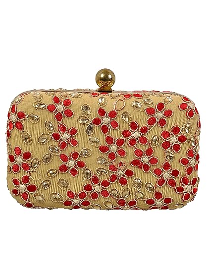 Duchess Handicraft Womens Box Clutch