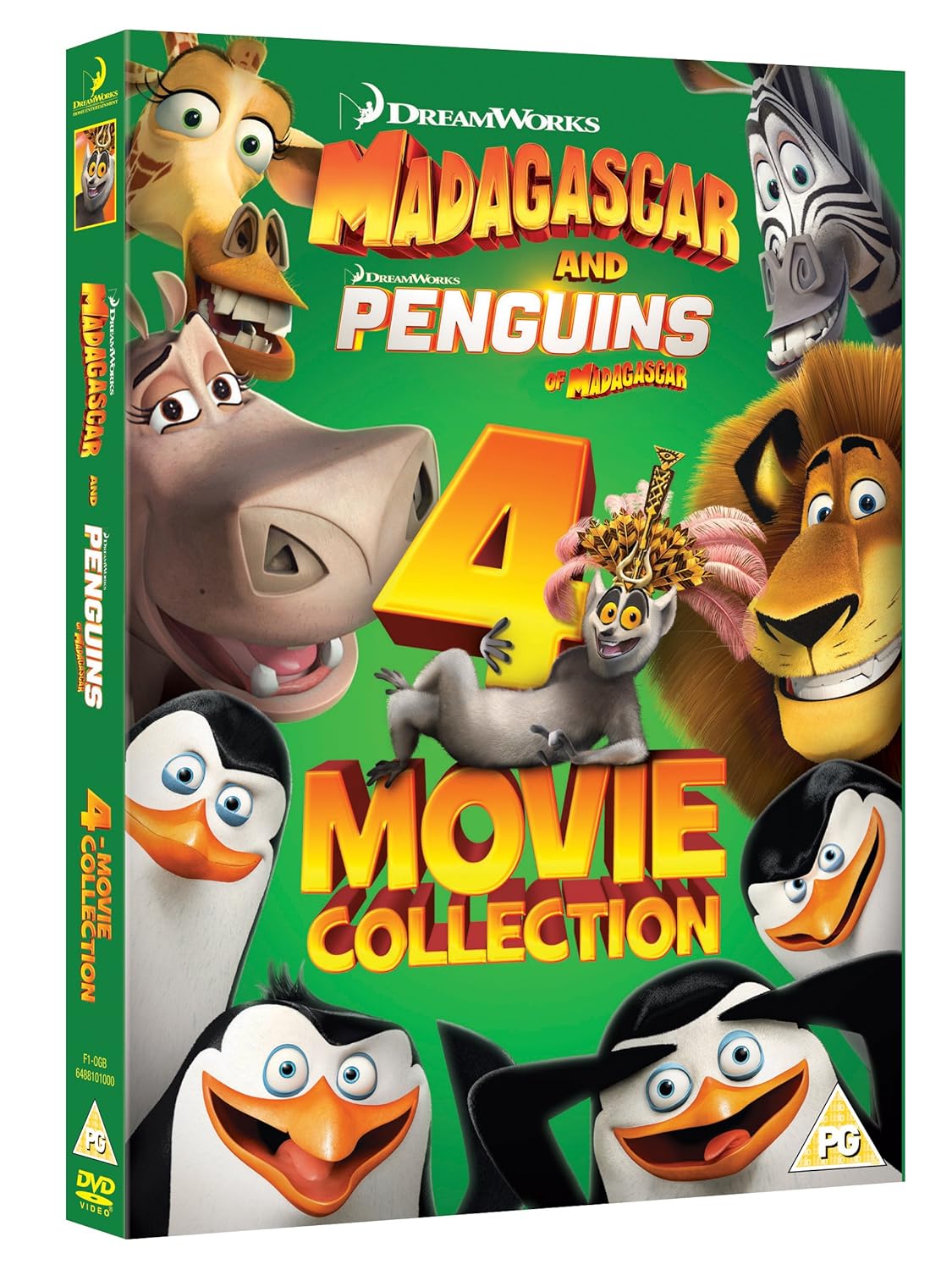 Madagascar And Penguins of Madagascar 4 Movie Collection [DVD] Movies & TV