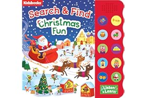 Search & Find: Christmas Fun Sound Book-With 10 Fun-to-Press Buttons, a Perfect Fun-Filled Way to Get Ready for Christmas!