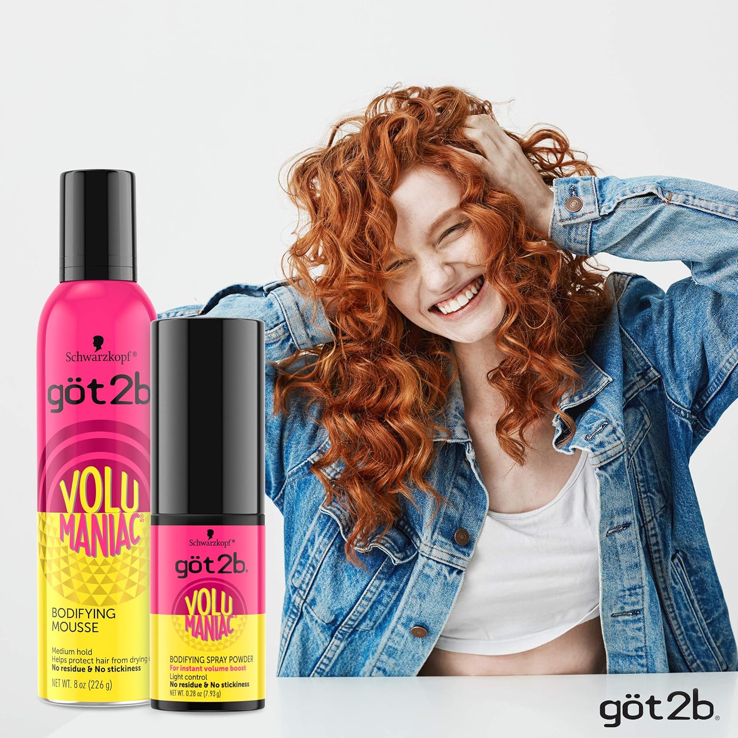 Got2b Volumaniac Bodifying Hair Mousse, 8 Ounce : Beauty