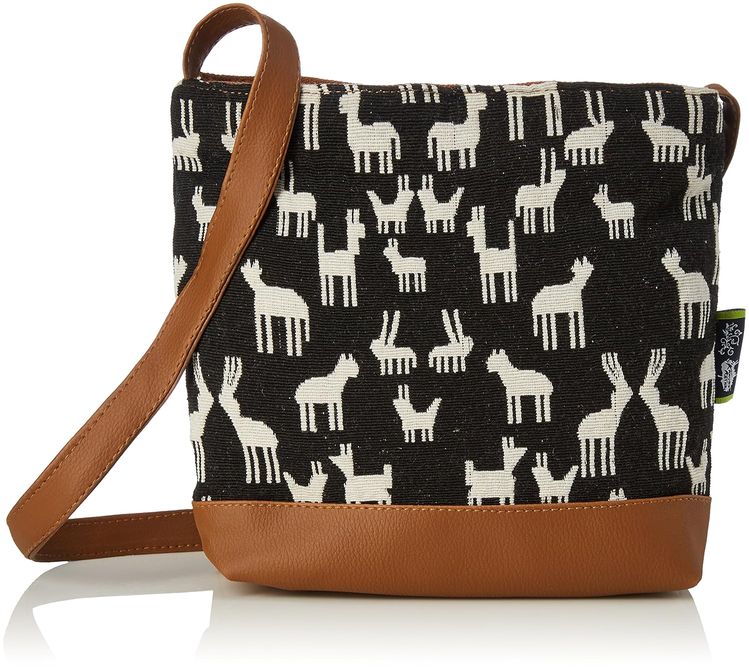 kanvas katha stylish jacquard sling collection women's bag (multi-color) ()