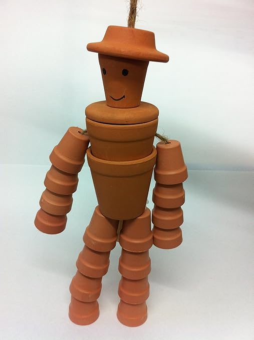 Terracotta Pot Man Small Amazon.co.uk Garden & Outdoors