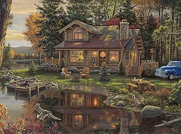 Buffalo Games - Kim Norlien - Peace Like A River - 1000 Piece Jigsaw Puzzle