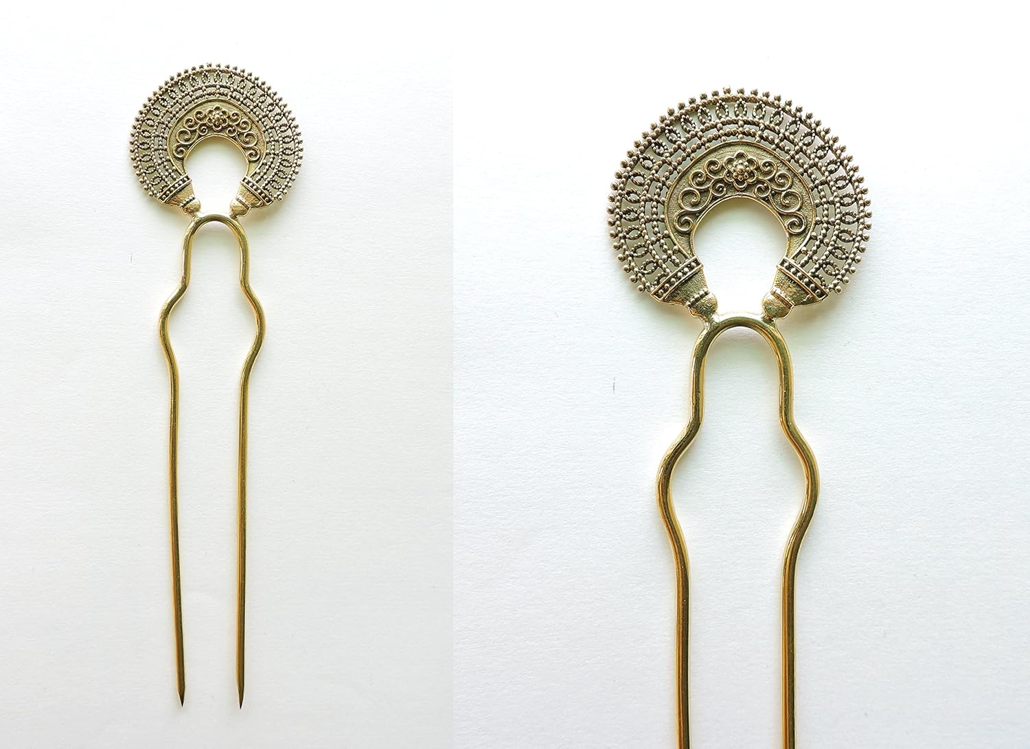 Amazon Com Brass Boho Hair Stick Bohemian Jewellery Hair