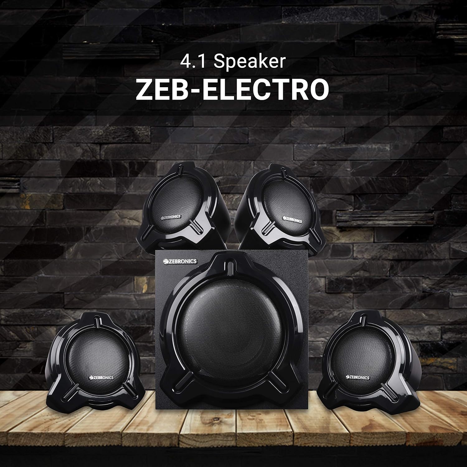zebronics electro 4.1 speakers