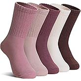 DoSmart Kids Girls Boys Socks Youth Teen Athletic Sport Basketball Soft Breathable Cotton Crew Socks 5 Pairs