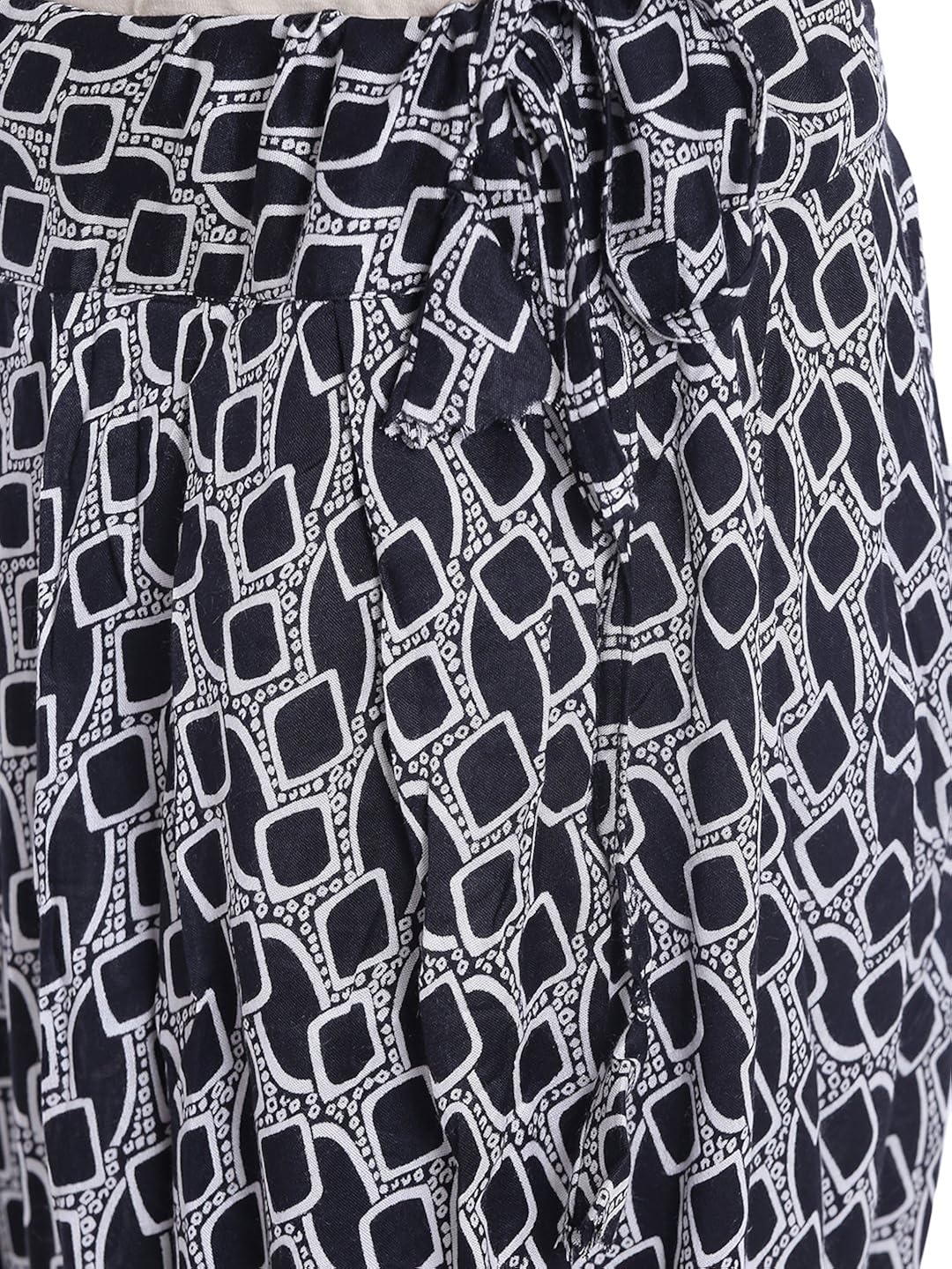 9rasa women cotton viscose printed dhoti pants