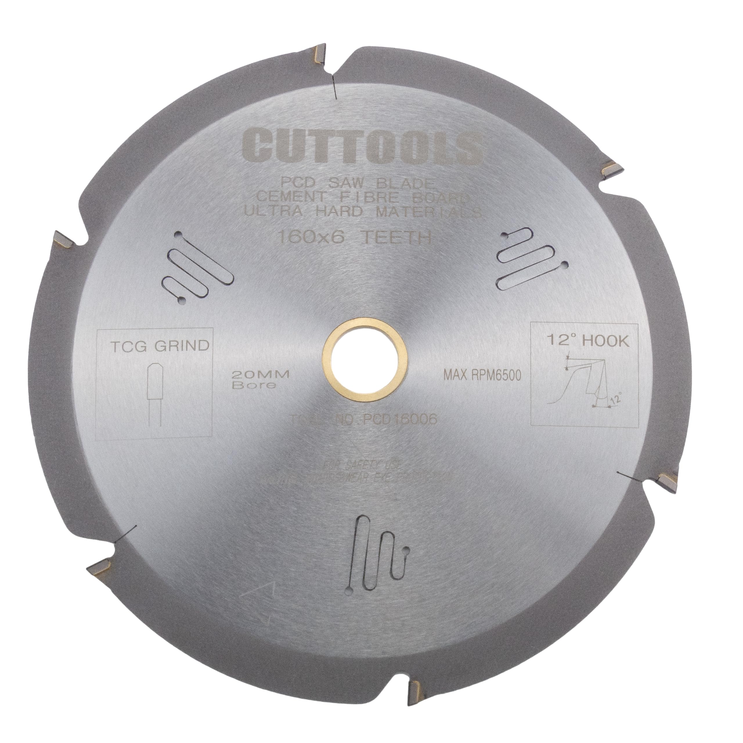 PCD BLADE/CEMENT FIBRE BOARD / 160MM x 20mm Circular Saw Blade (as Festool blade forTS55 saw)