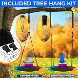 SereneLife Tree Swing Seat Large 102 cm Rainbow Saucer Swing 318 kg view 4