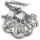 Heart Disease Healing Prayer Keychain, Clip or Necklace, St. John of God, Archangel Raphael, The Healer, Heart Attack, Heart Surgery, Patron Saint