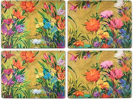 Amazon Com Pimpernel Martha S Choice Collection Placemats Set Of 4 Home Kitchen