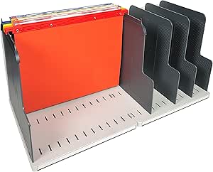 Exacompta Modulotop - Clasificador vertical con 5 separadores y 5