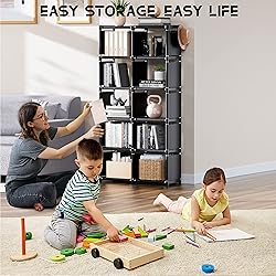 Mavivegue Book Shelf, 12 Cube Storage