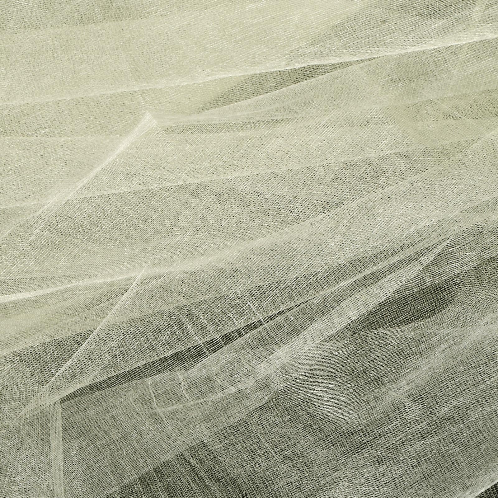 White Tulle Fabrics 48CMx10m,Mesh Fabric Slightly Stretchy Mesh Bolt Net Chinlon Tulle for Gift Wrapping DIY Sewing Crafts Wedding Party Decorations