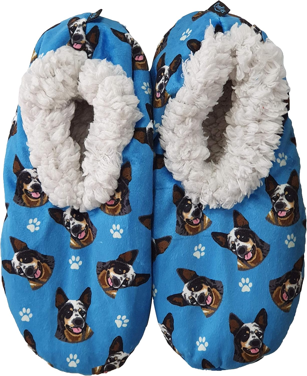 women s slippers on Amazon Com Australian Cattle Dog Super Soft Women S Slippers One Size Fits Most Cozy House Slippers Non Skid Bottom Perfect For Australian Cattle Dog Gifts Slippers
