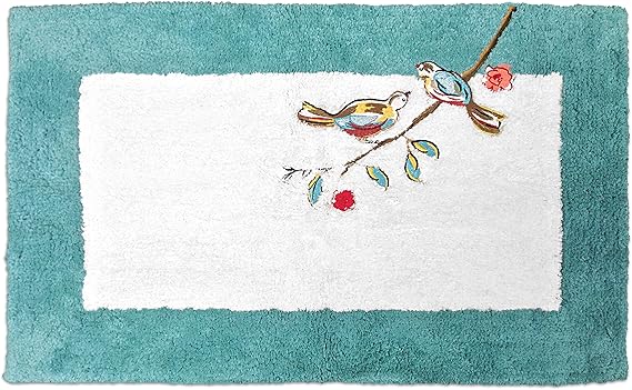 Amazon Com Lenox Simply Fine Chirp Rug Multi Color Furniture Decor