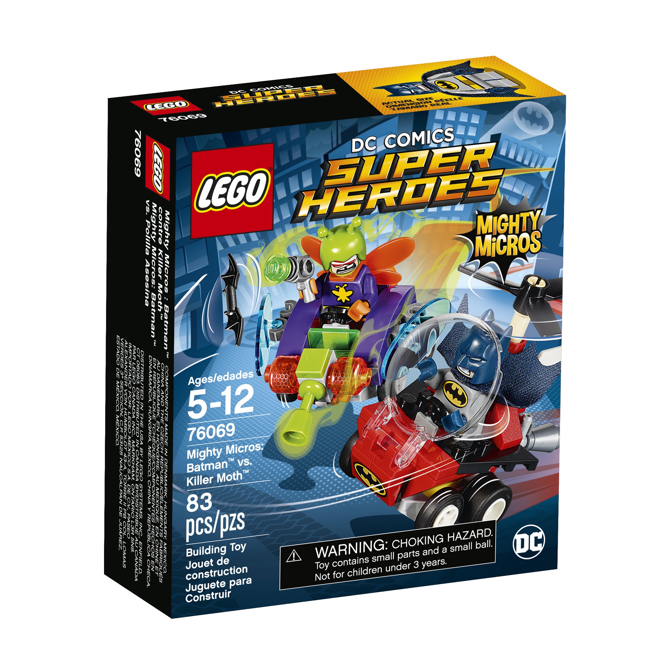LEGO Super Heroes Mighty Micros: Batman™ contra Killer Moth™ 76069 Kit de construcción