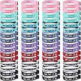 XunYee 80 Pcs WWJD Webbing Bracelets Easter Wristband What Would Jesus Do Adjustable Religious Bracelets for Fundraisers
