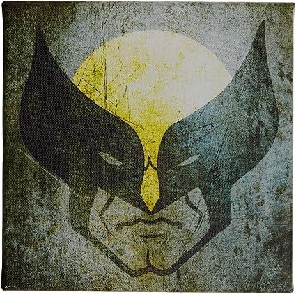 Artzee Designs Home Decor Canvas Ready To Hang Gift Idea Marvel Inspired Wolverine Abstract Wall Art For Kitchen Living Room Bedroom Hallway 8 X8 Multicolor X 8 Inches Amazon Co Uk Kitchen Home