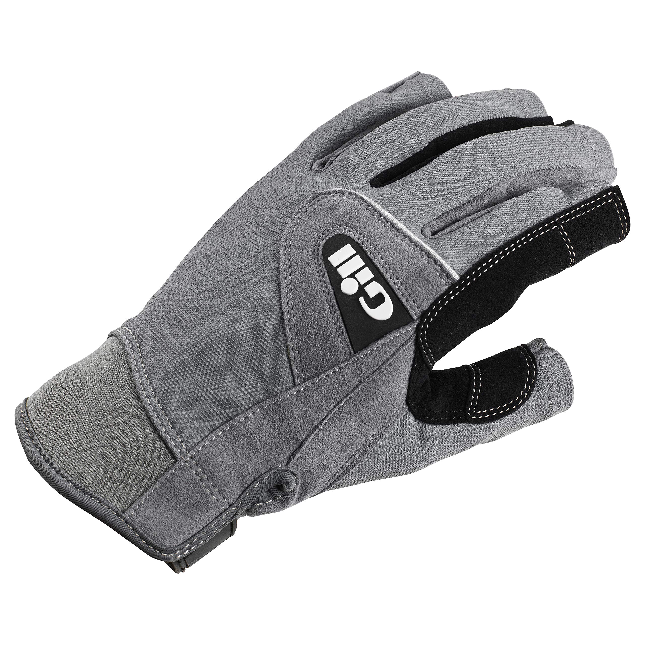 Gill Deckhand Short Finger Gloves - Adults Unisex - Easy Stretch UV Sun Protection and SPF Properties