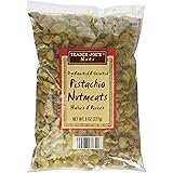 Trader Joe's Dry Roasted and Unsalted Pistachio Nutmeats Halves and Pieces, 8 oz