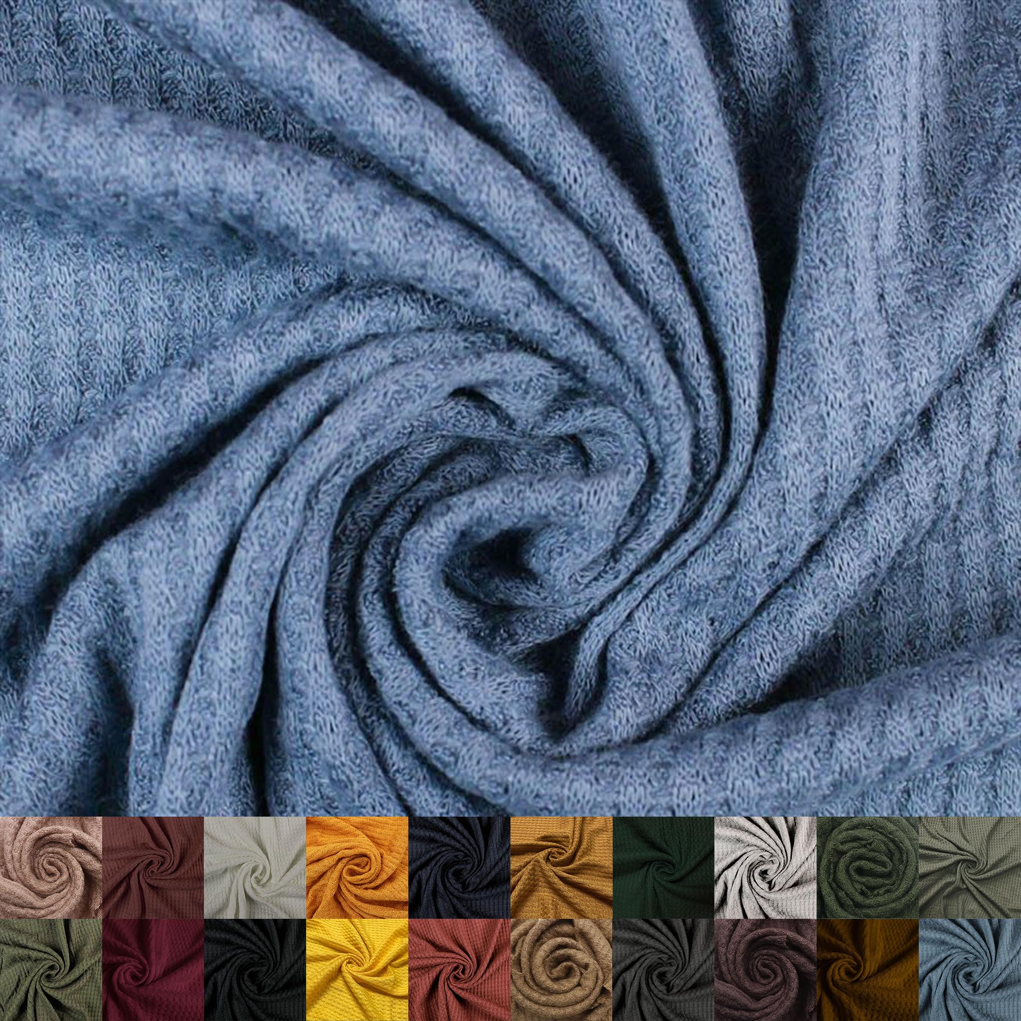 Texco Inc 59" Wide Rayon Spandex Waffle Open Knit