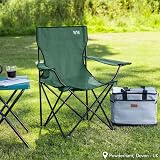 Trail Outdoor Leisure Trail Folding Camping Chair Green 100kg Capacity view 2