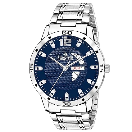 Analog Blue Dial Mens Watch