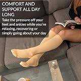360 RELIEF 360 RELIEF 1 Pair Compression Socks 15-20 mmHg Black L/XL view 5