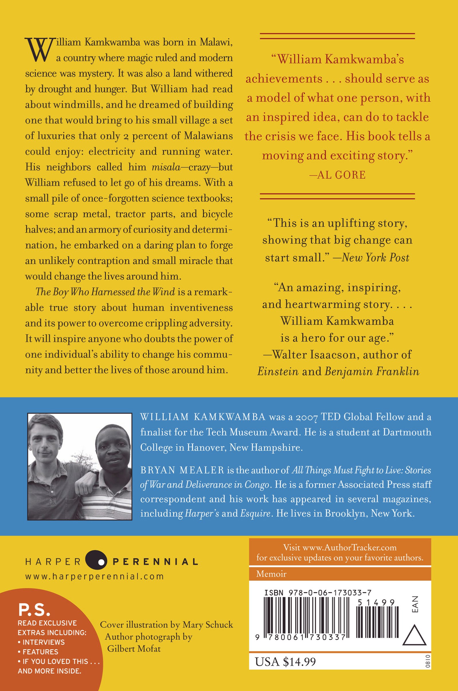The Boy Who Harnessed the Wind: Creating Currents of Electricity and Hope (P.S.)