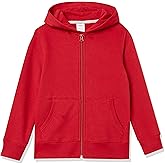 Amazon Essentials Boys and Toddlers' Soft Fleece Zip-Up Hoodie Sweatshirt
