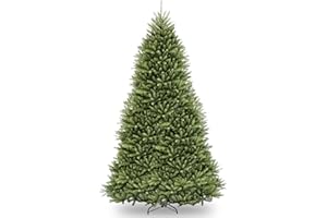 National Tree Company 12 ft Unlit Dunhill Fir Artificial Full Christmas Tree, 7,794 Tips, Includes Stand, Green