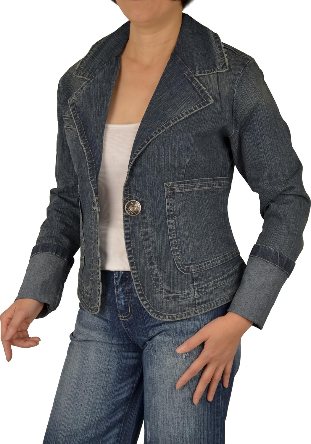 jean blazer womens