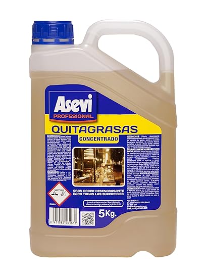 Asevi Profesional 26161 - Quitagrasas concentrado, 5 kg