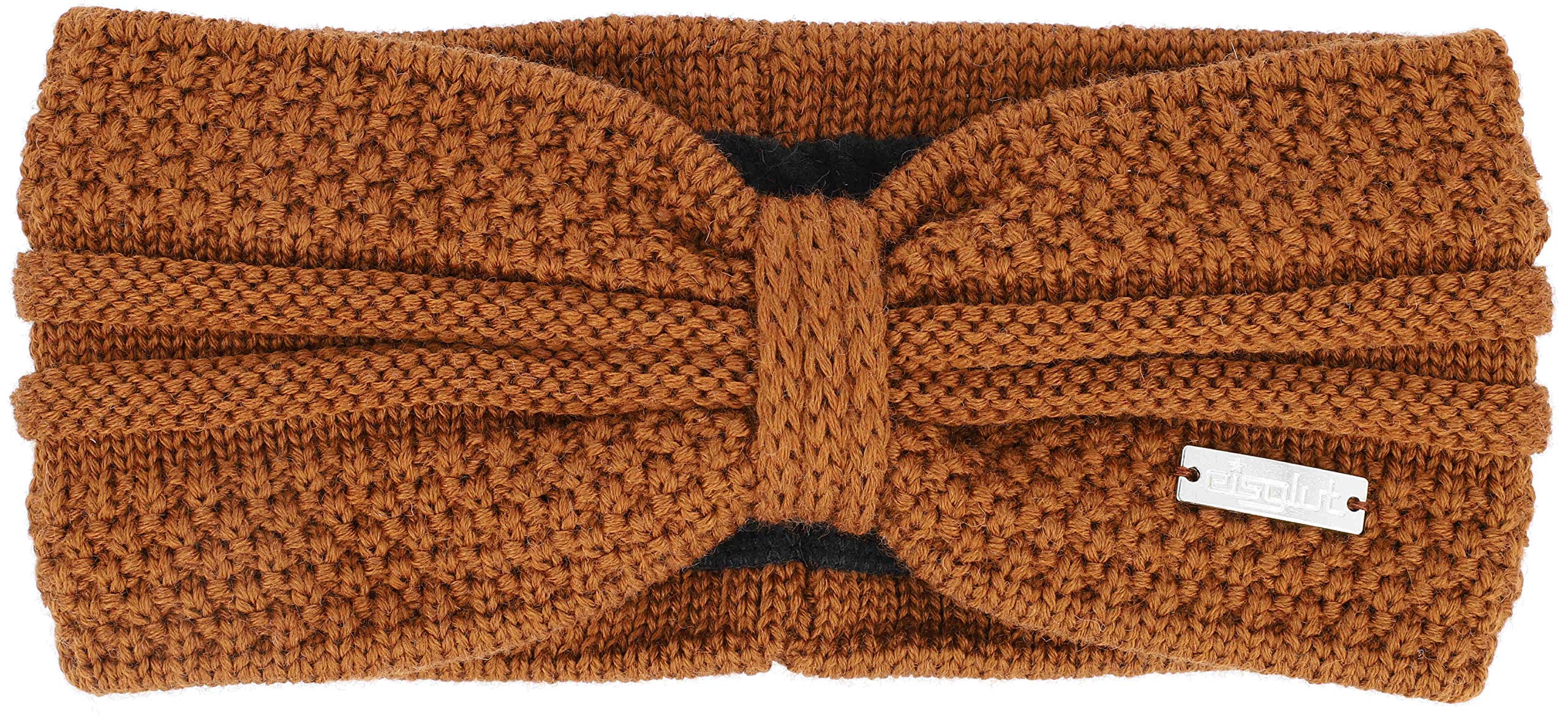 Eisglut Esmeraldal Women's Merino Headband Made in Germany, Caramel