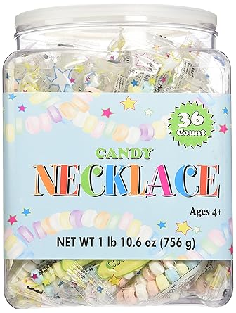 CANDY NECKLACE 36 count Tub