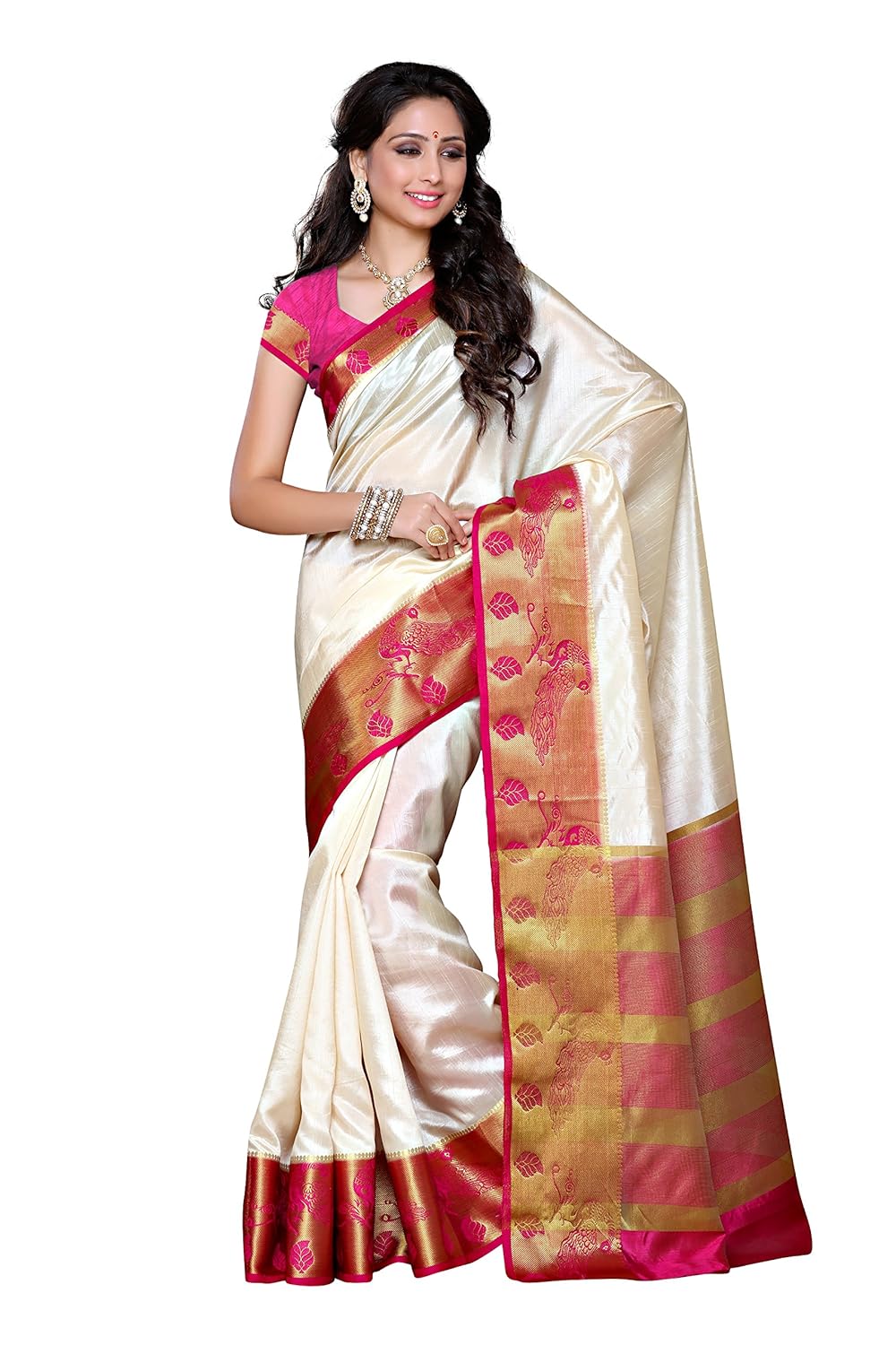 amazon white colour sarees
