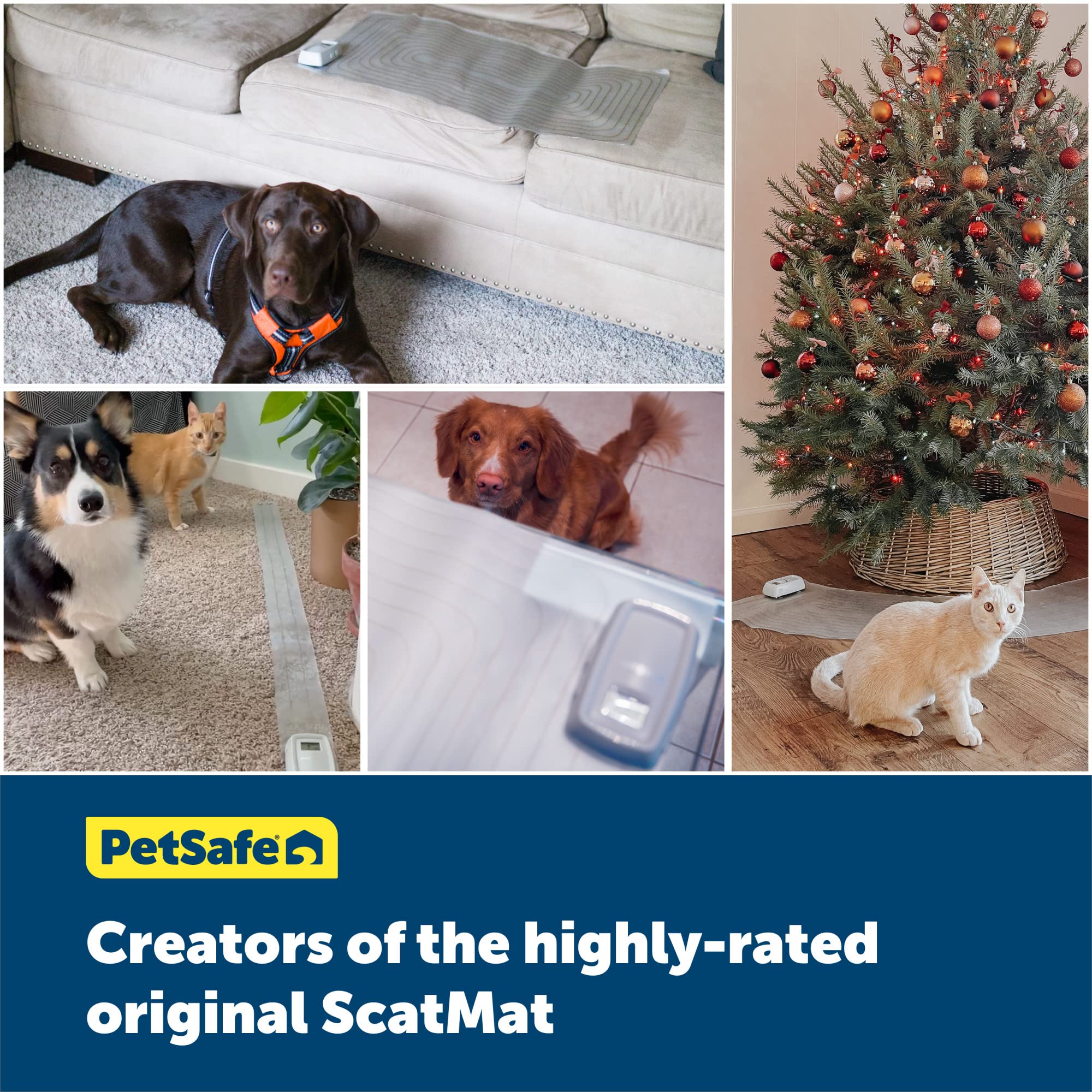 PetSafe ScatMat Indoor Electric Training Mat for Cats & Dogs, Large, 48