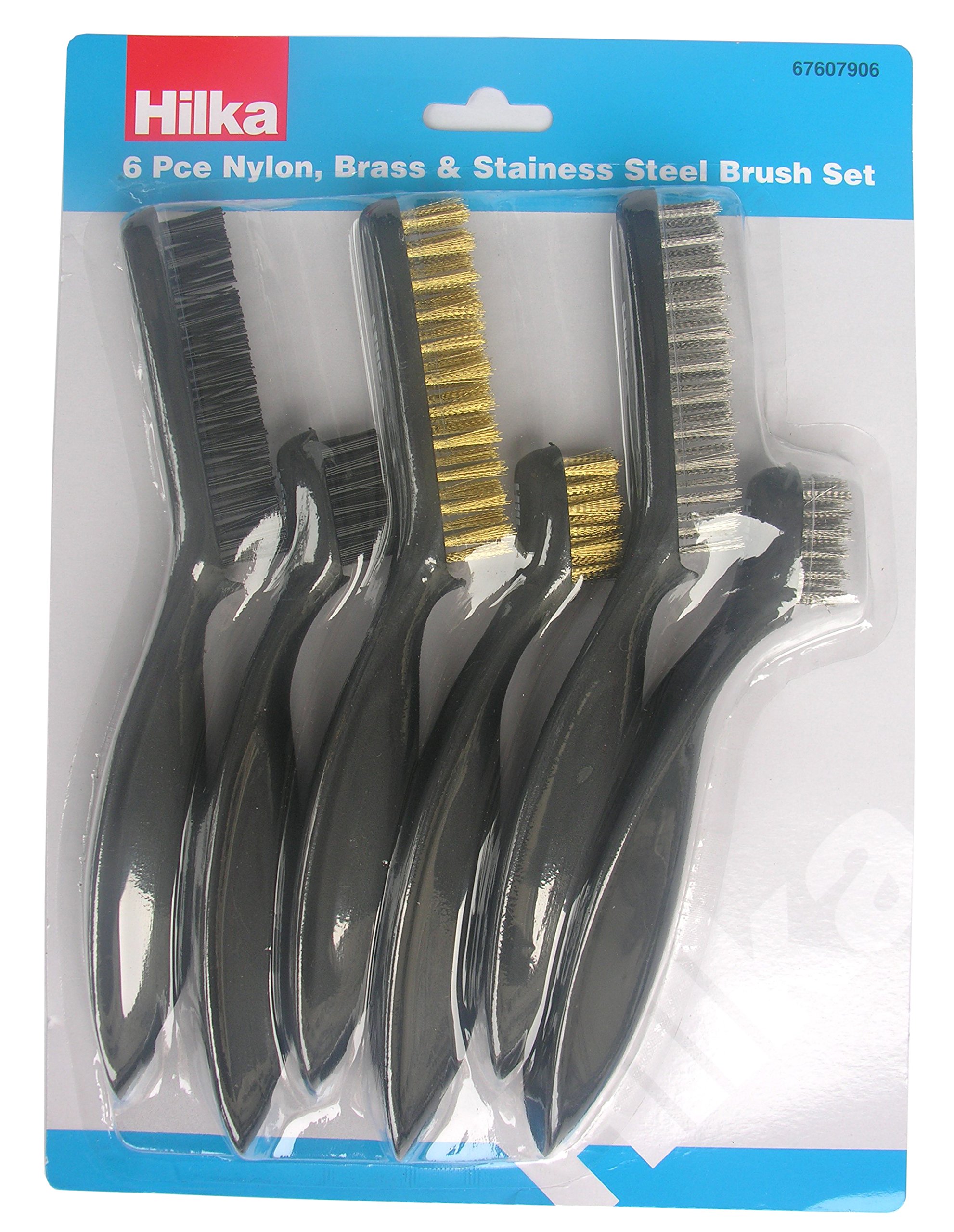 6 PCE 7" & 9" Wire Brush Set