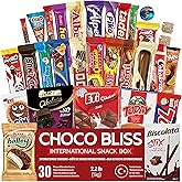 Eastanbul International Snack Box, 30 Chocolate Assortment Bars, Turkish Exotic Snacks, Assorted Candy Variety Pack of Foreig