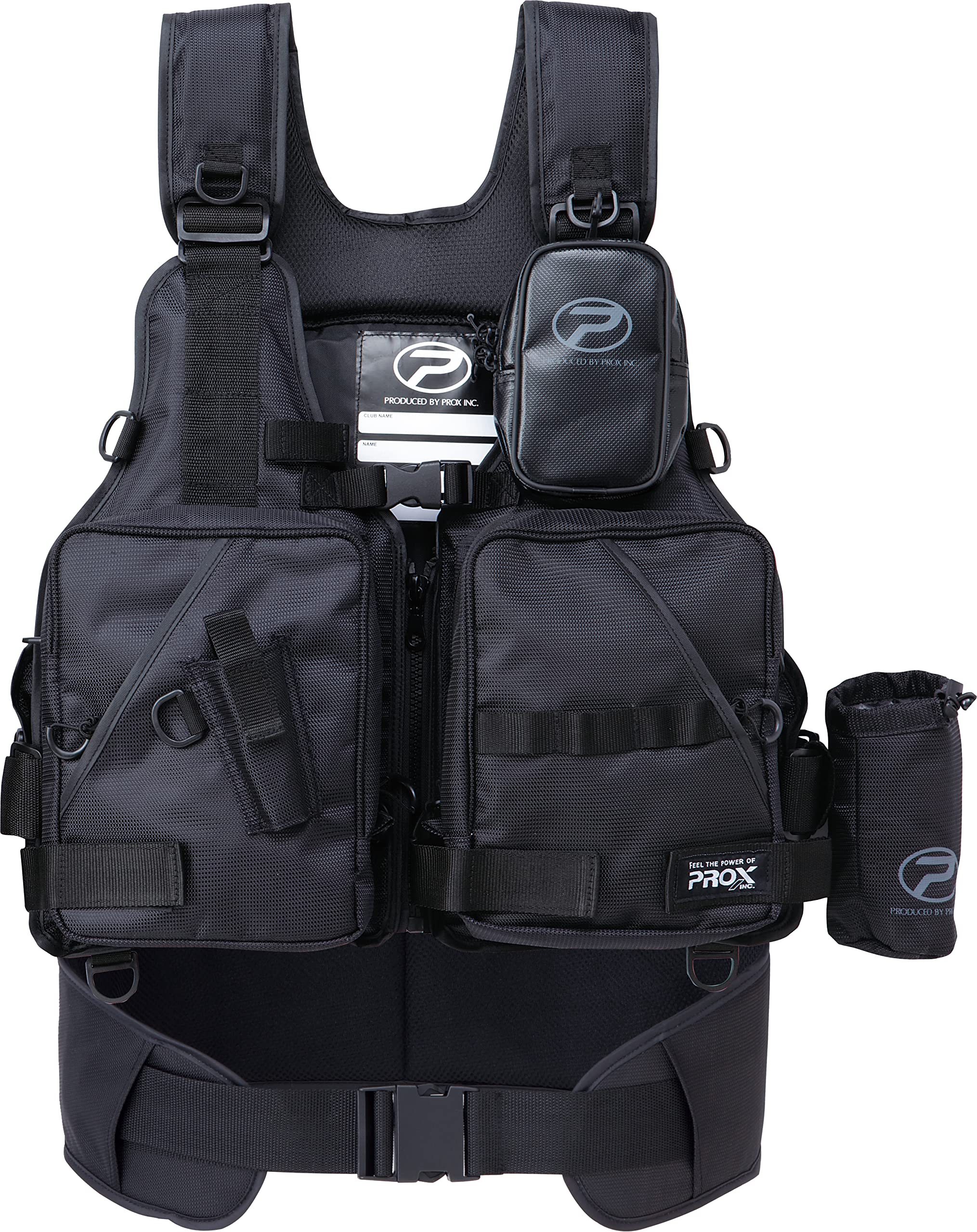 プロックス(PROX) フローティングゲームベスト(サポーター付) PX313SP 大人用フリー ブラック×ブラック の商品画像