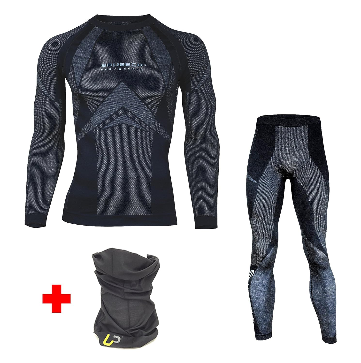 BRUBECK® SET Ropa interior funcional a largo esquí polaco tecnología de punto