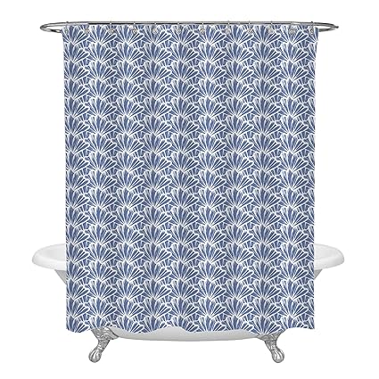 Amazon Com Mitovilla Ocean Blue Sea Shells Decorative Shower